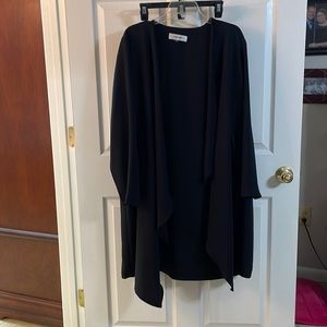 Woman’s- Jones Studio, size: 1X, color: black, long sleeve over coat